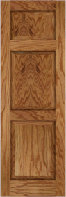 Raised  Panel   Newport  White  Oak  Shutters